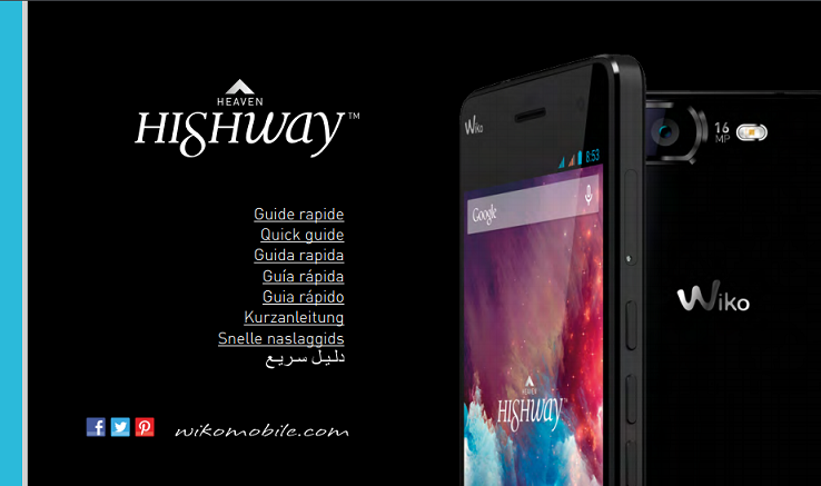 Benutzeranleitung - Wiko Highway