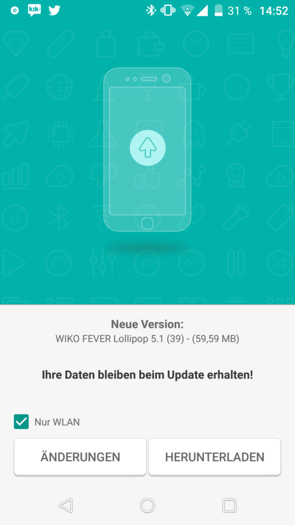 Wiko Fever Update 39