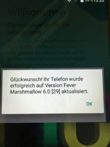 Wiko Fever - Marshmallow - Android 6 [29] - Update