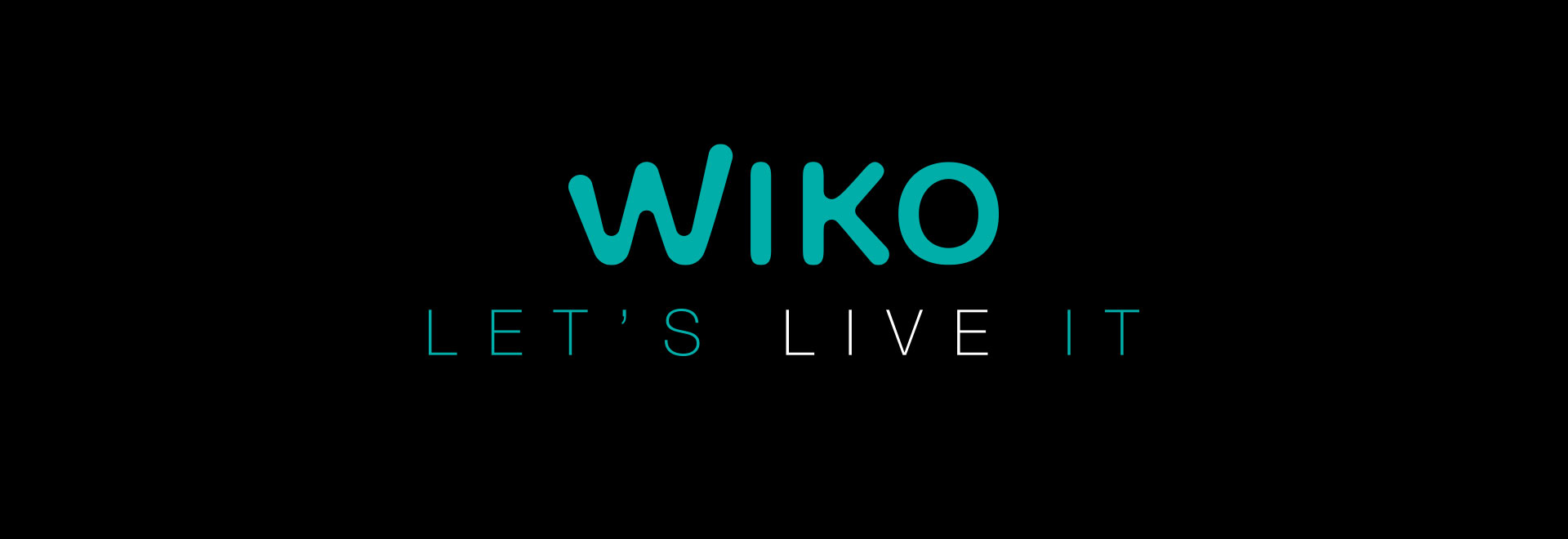 Wiko Lets live it - Logo mit Claim